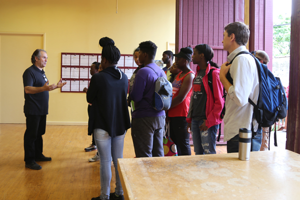 Explaining the importance of the production schedule - shipping on time is critical at La Lune Collection!