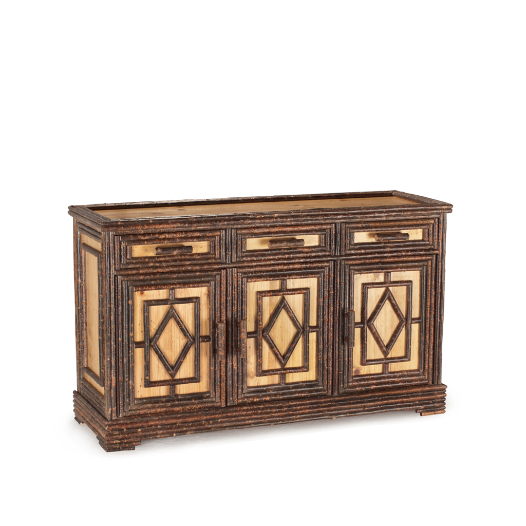 Marco Buffet 2118 Natural finish with Light Pine background La Lune Collection rustic furniture