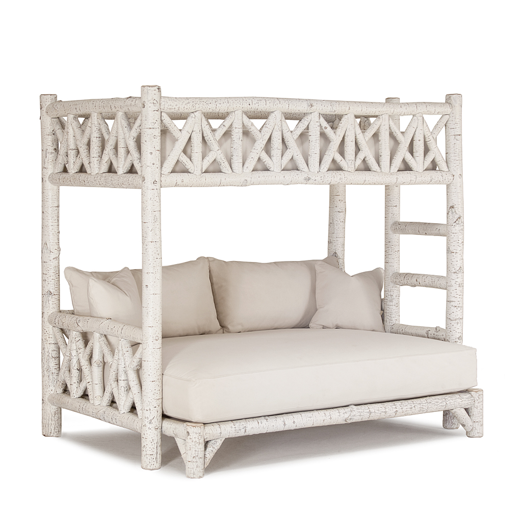Alfie Bunk Bed 4254R Antique White finish La Lune Collection rustic furniture