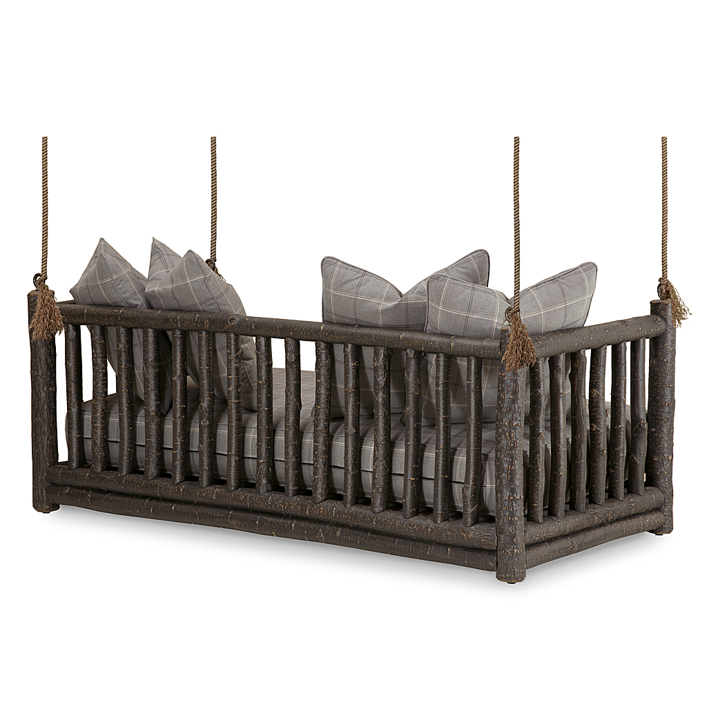 Grant Hanging Daybed 4631 Ebony finish La Lune Collection rustic furniture