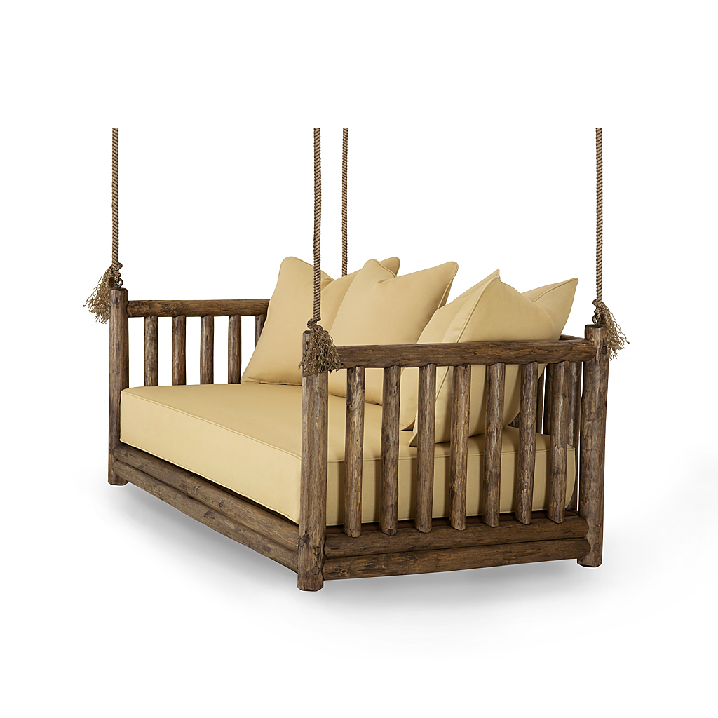 Grant Hanging Daybed 4631 Kahlua finish La Lune Collection rustic furniture