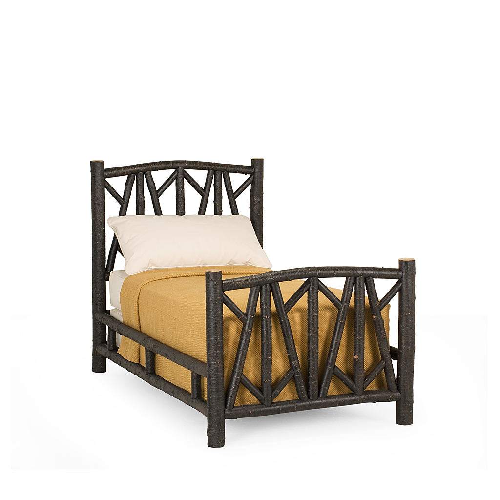 Linus Bed 4038 Ebony finish La Lune Collection rustic furniture