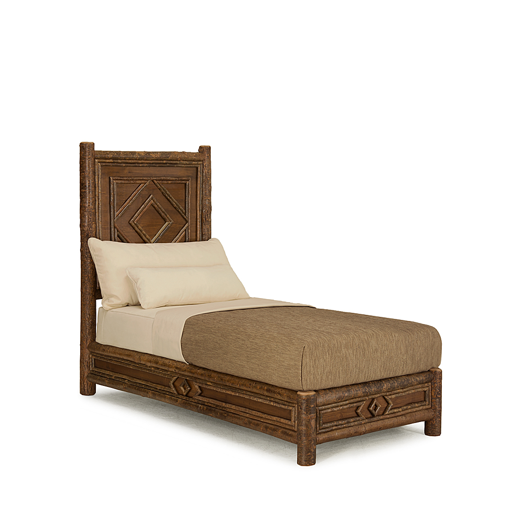 Lulu Platform Bed 4550 Natural finish La Lune Collection rustic furniture