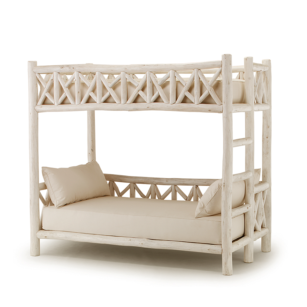 Alfie Bunk Bed 4257R Bone finish La Lune Collection rustic furniture