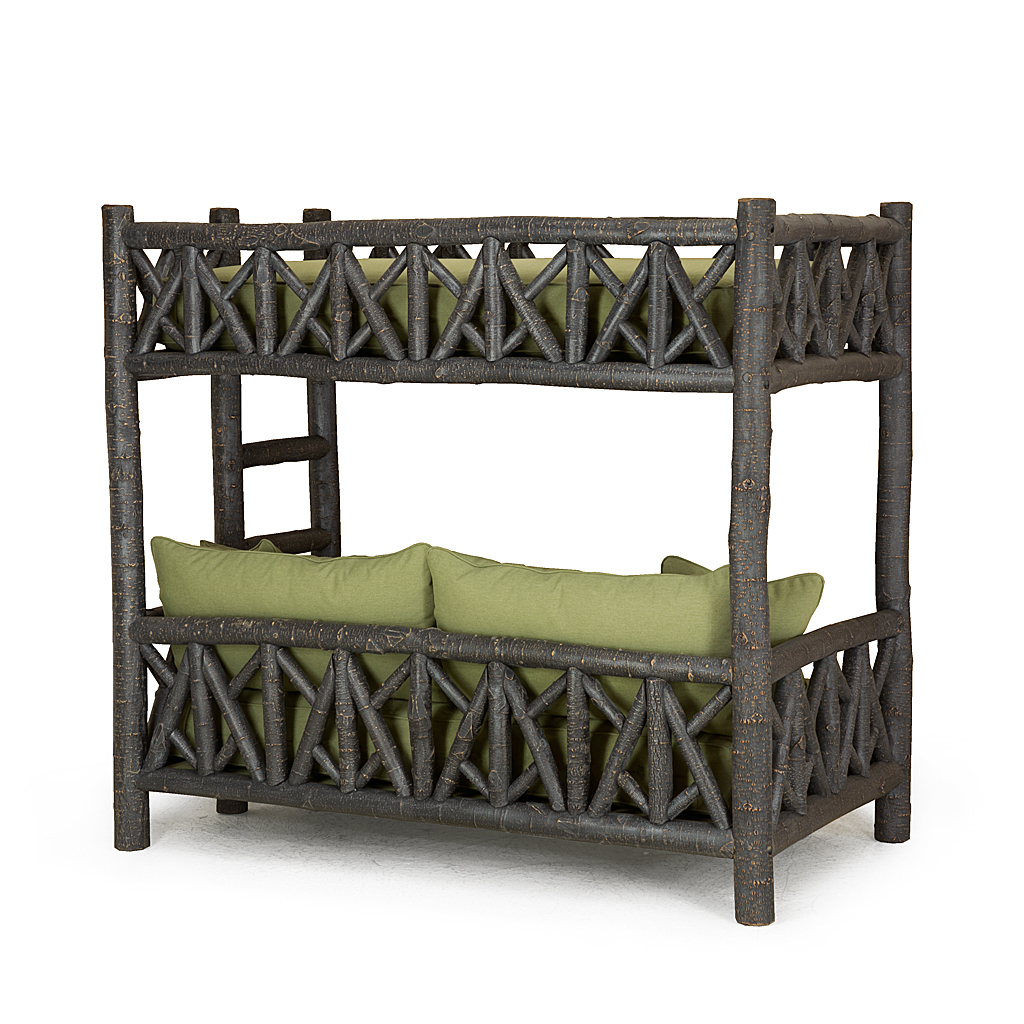 Alfie Bunk Bed 4257R Ebony finish La Lune Collection rustic furniture