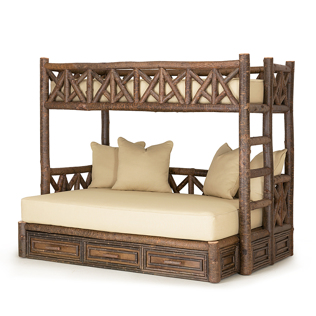 Alfie Bunk Bed with Drawers 4622R Natural finish La Lune Collection rustic furniture