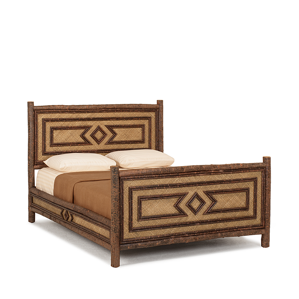 Chloe Bed 4584 Natural finish La Lune Collection rustic furniture