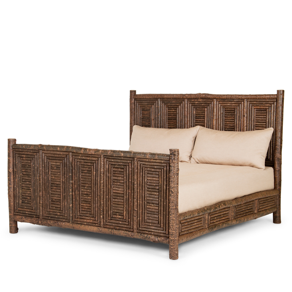 Corey Bed 4066 Natural finish La Lune Collection rustic furniture