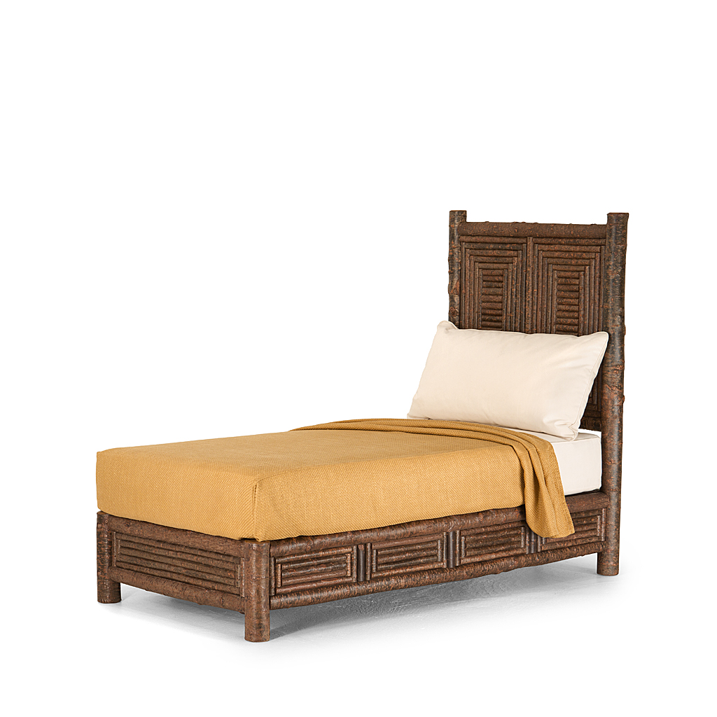 Corey Platform Bed 4078 Natural finish La Lune Collection rustic furniture