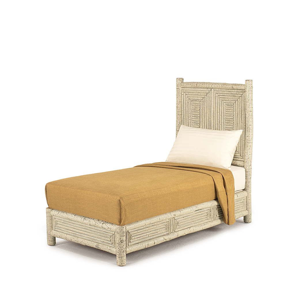 Corey Platform Bed 4078 Navajo finish La Lune Collection rustic furniture