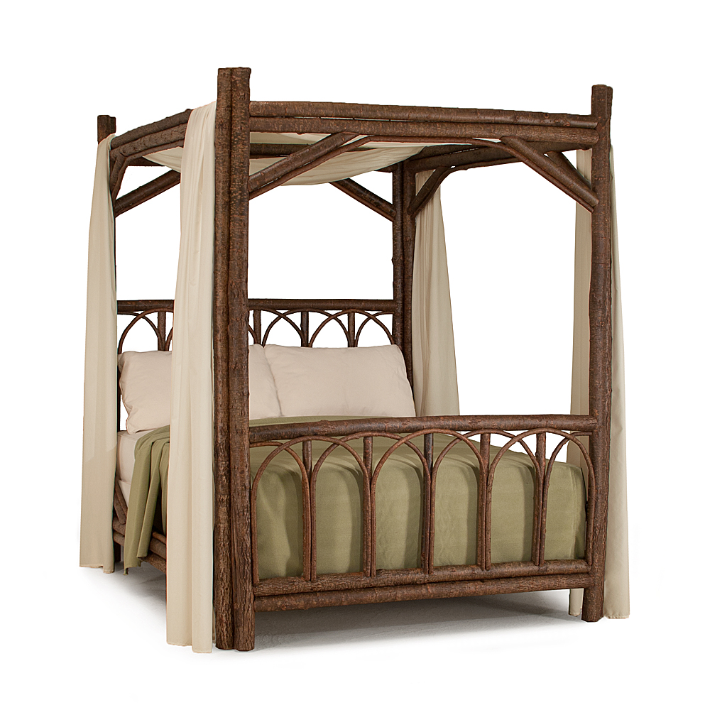 Kai Canopy Bed 4150 Natural finish La Lune Collection rustic furniture