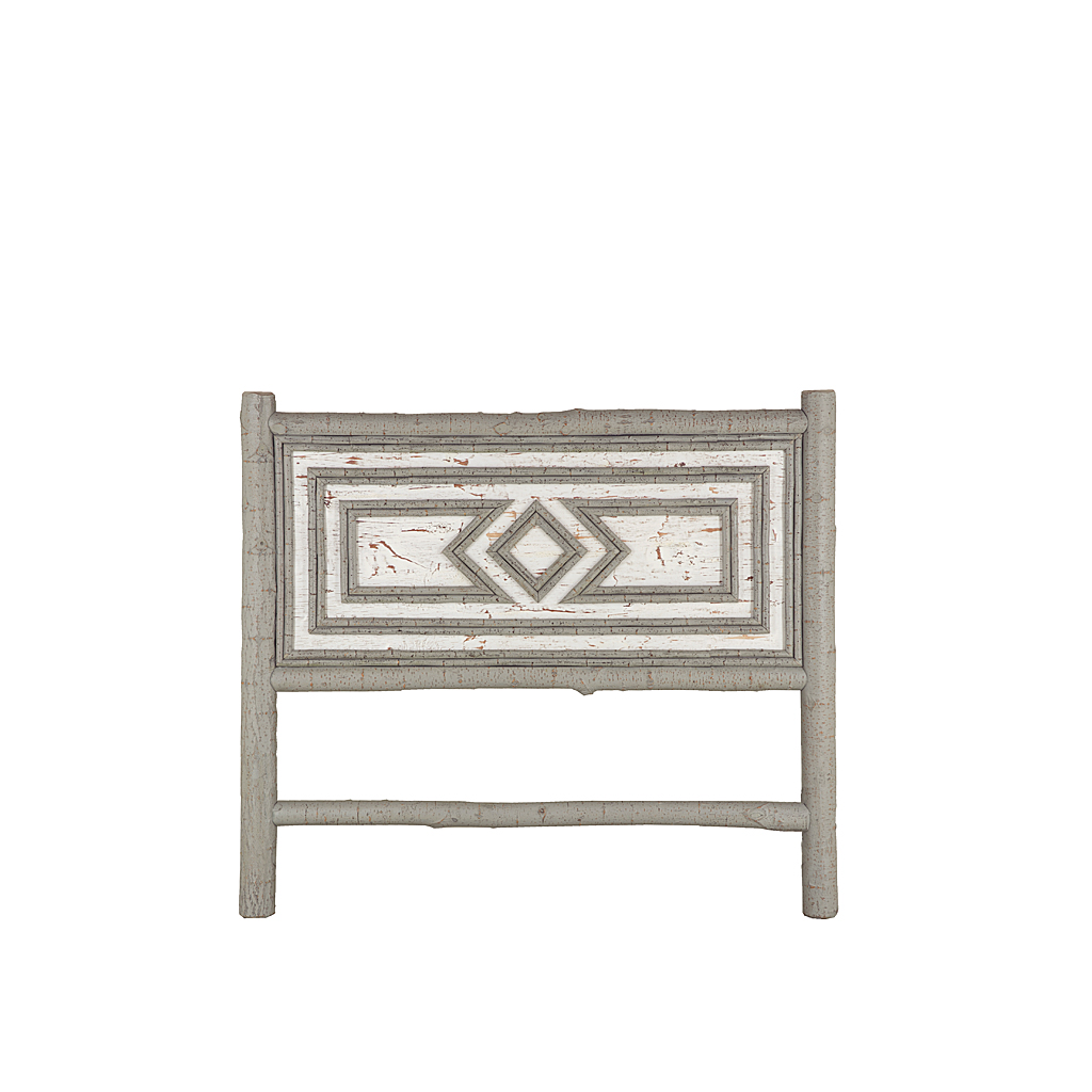 Micah Headboard 4574 Pewter finish La Lune Collection rustic furniture