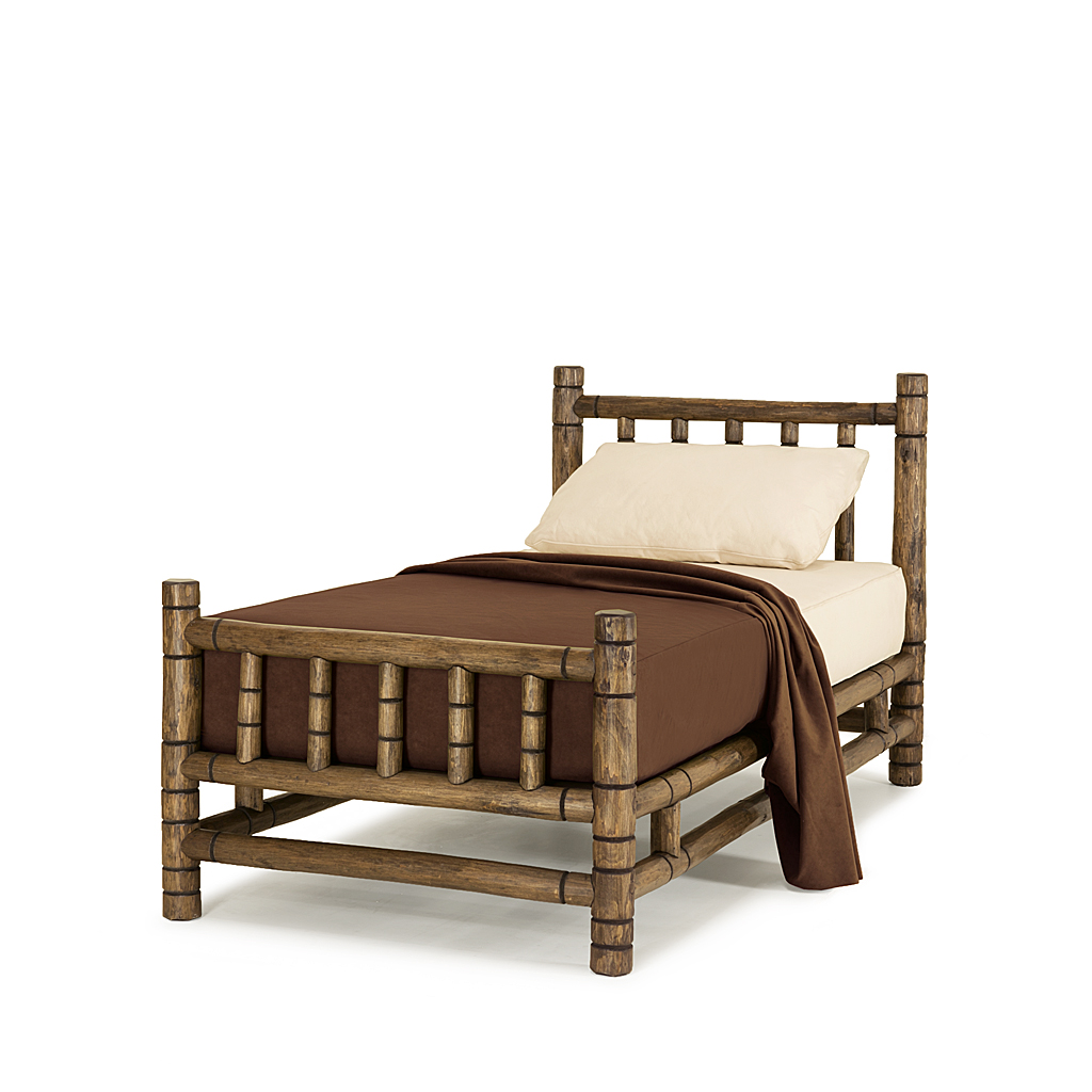 Rowan Platform Bed 4111 Kahlua finish La Lune Collection rustic furniture