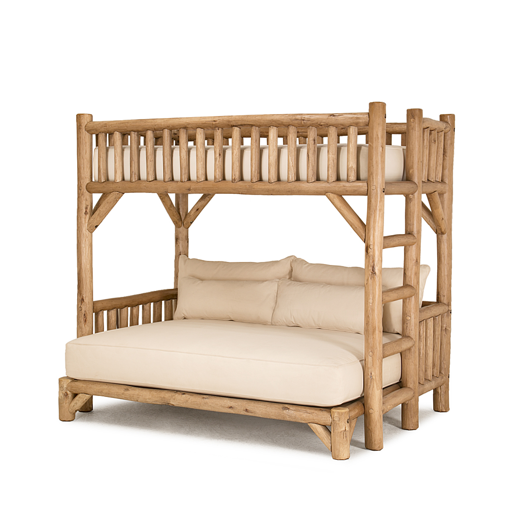 Silas Bunk Bed 4255R Pecan finish La Lune Collection rustic furniture