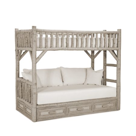 Silas Bunk Bed with Drawers 4626R La Lune Collection rustic furniture