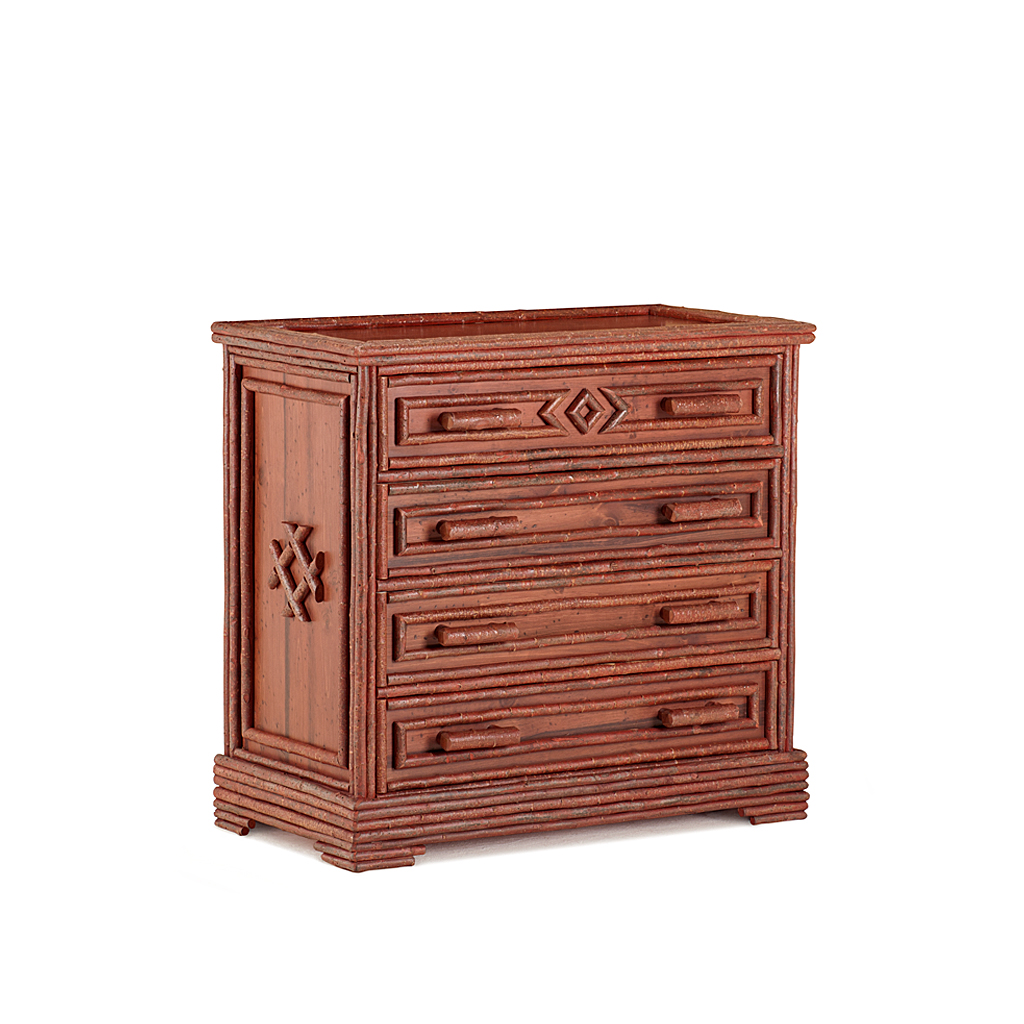 Alex Chest 2138 Redwood finish La Lune Collection rustic furniture
