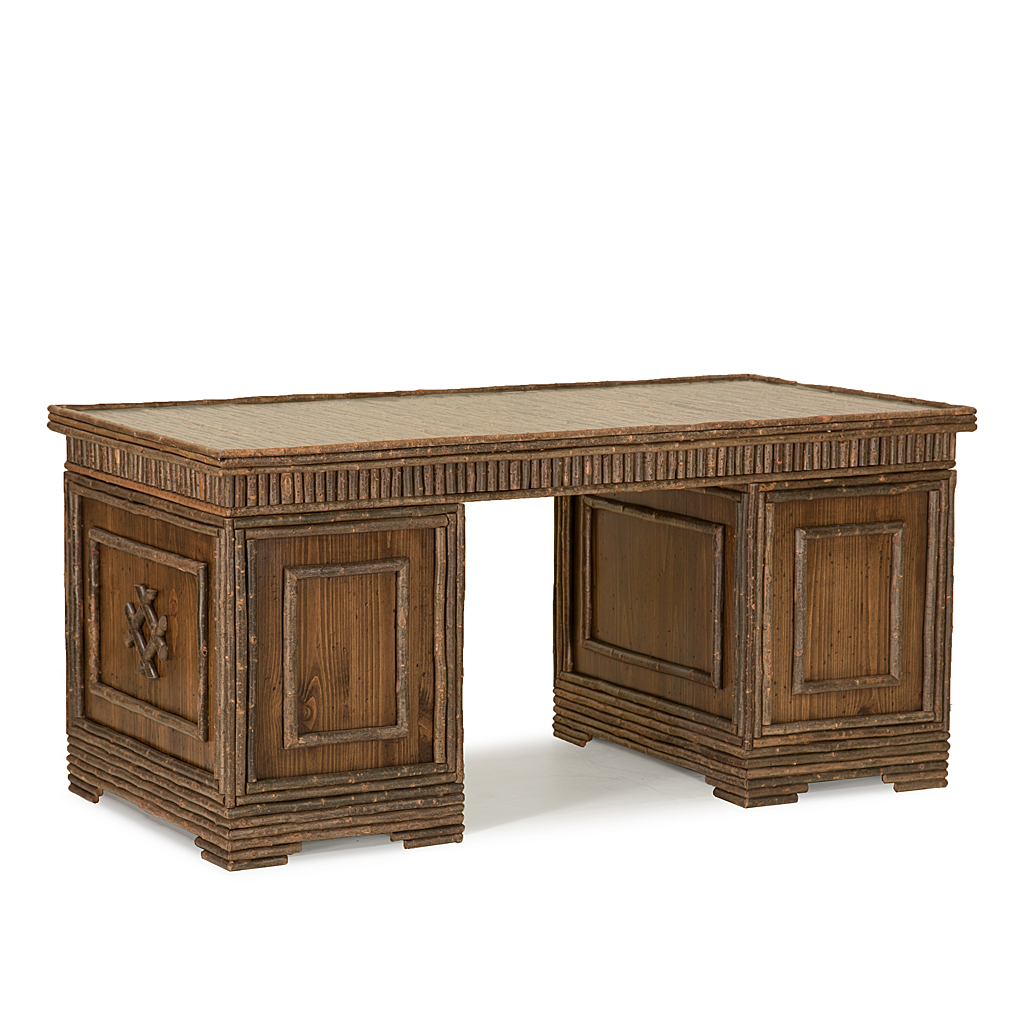 Bruno Desk 2141 Natural finish La Lune Collection rustic furniture