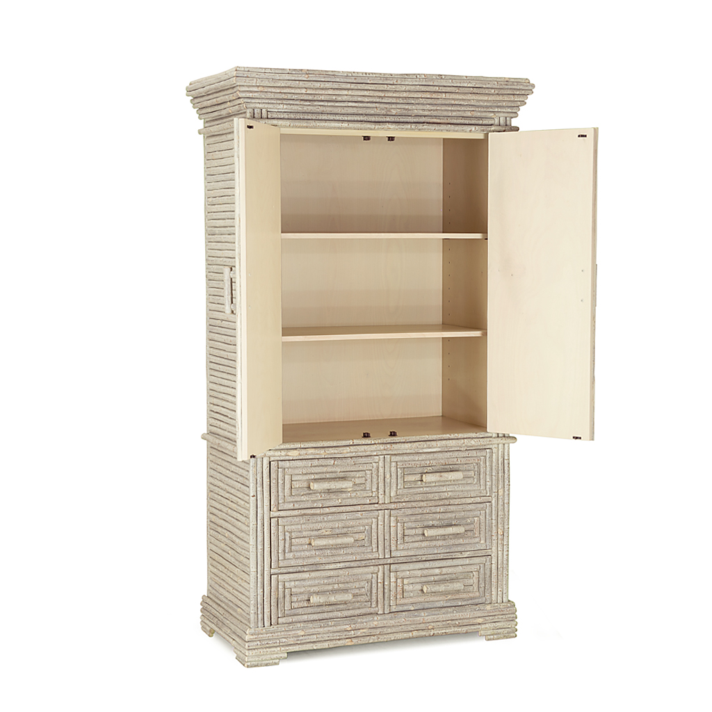 Neil Cabinet 2070 Sandstone finish La Lune Collection rustic furniture