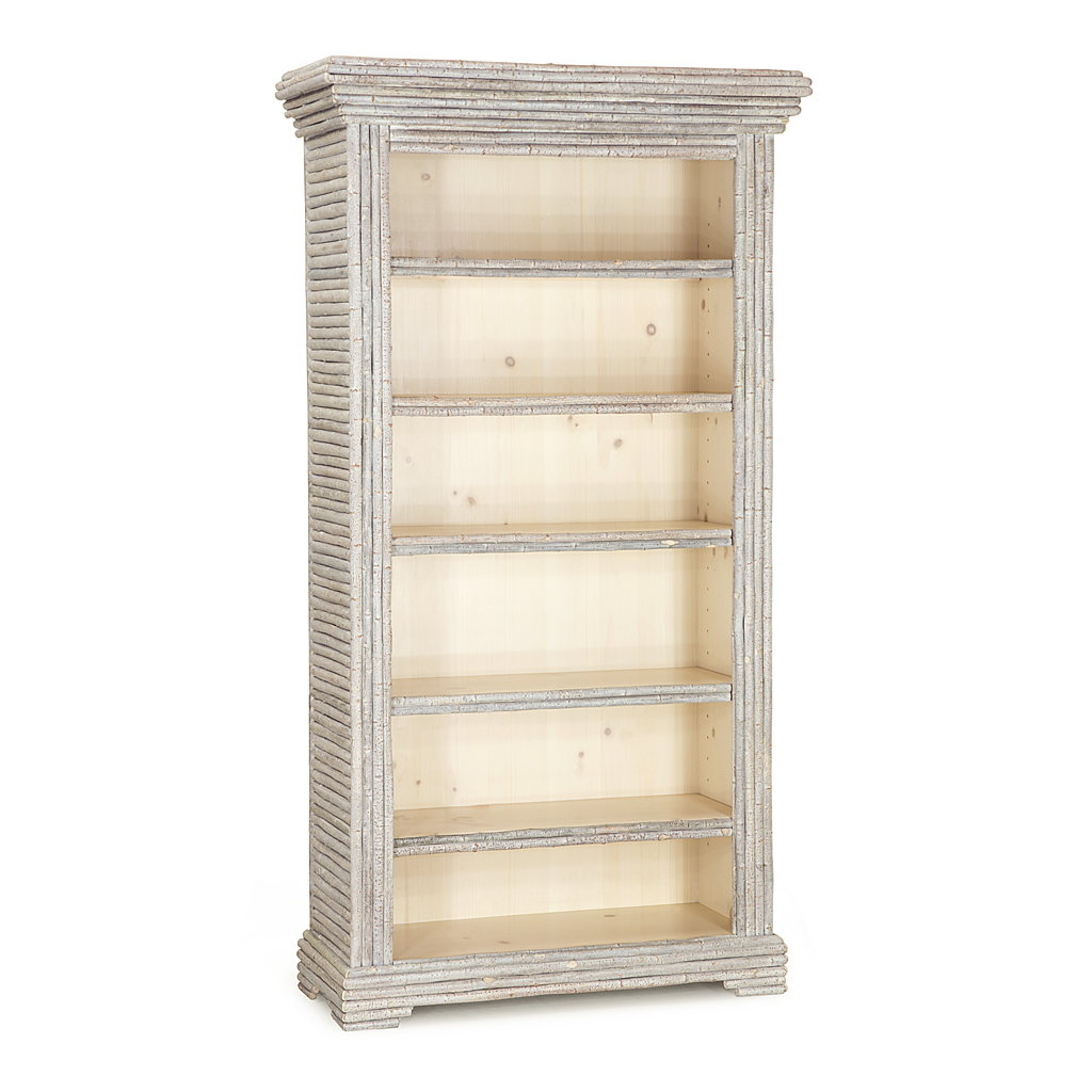 Robin Bookcase 2078 Whitewash finish La Lune Collection rustic furniture