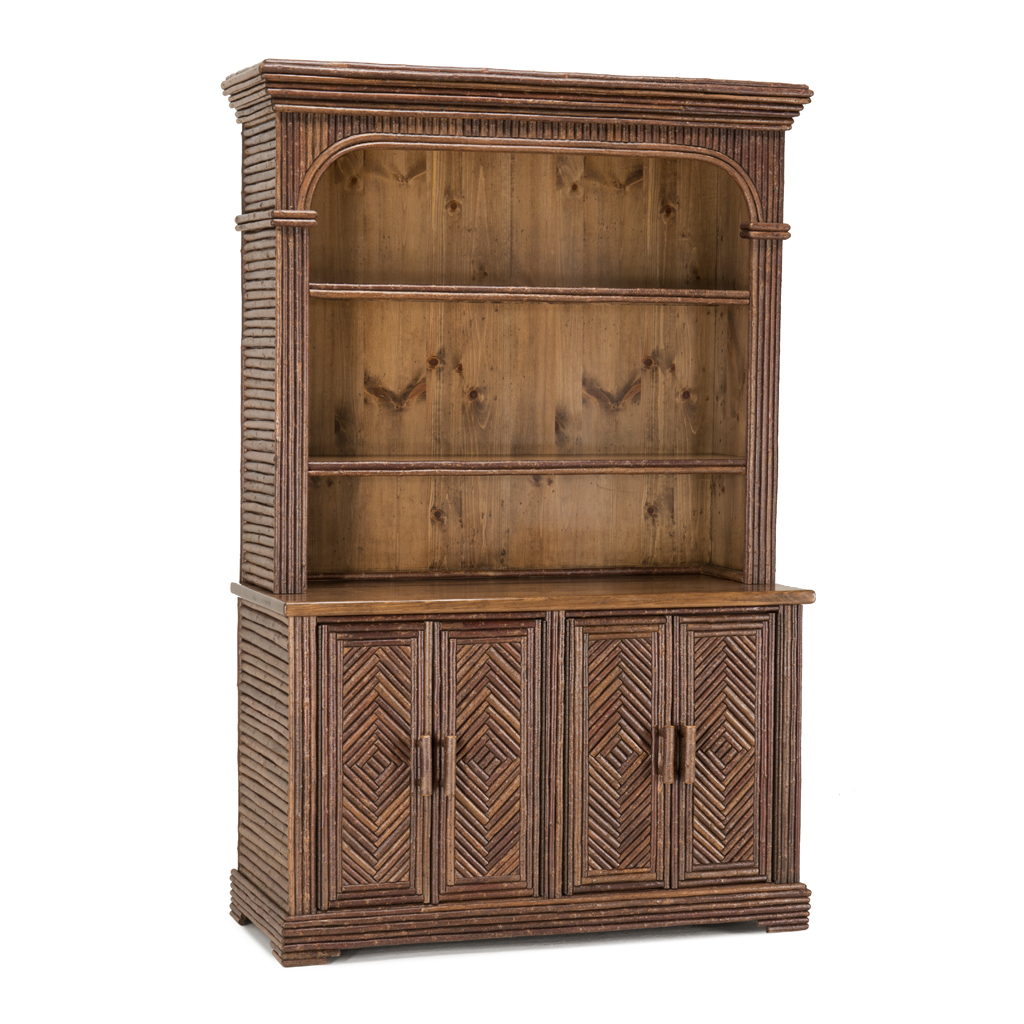 Alden Hutch 2042 Natural finish La Lune Collection rustic furniture