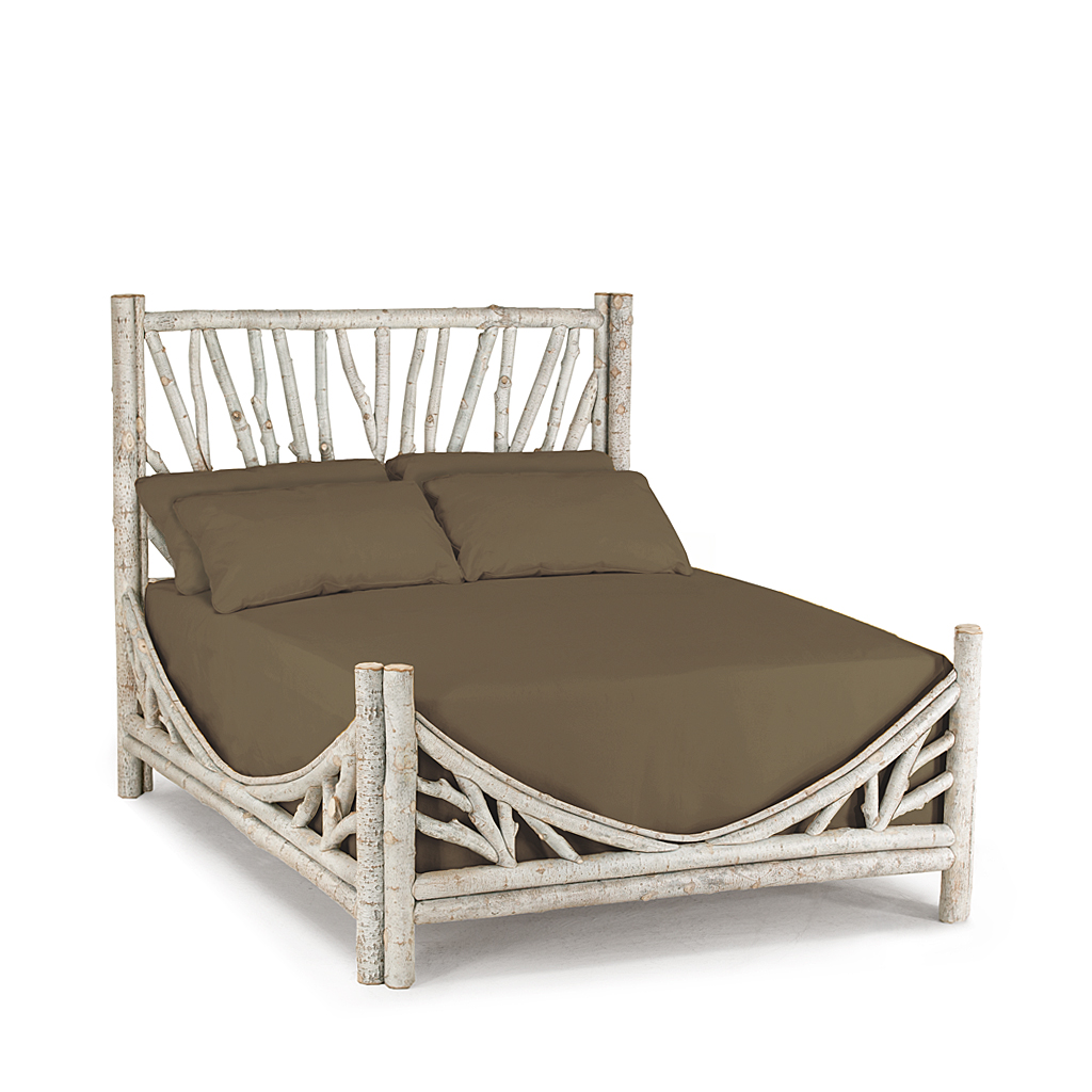 Cristina Bed 4285 Whitewash finish La Lune Collection rustic furniture
