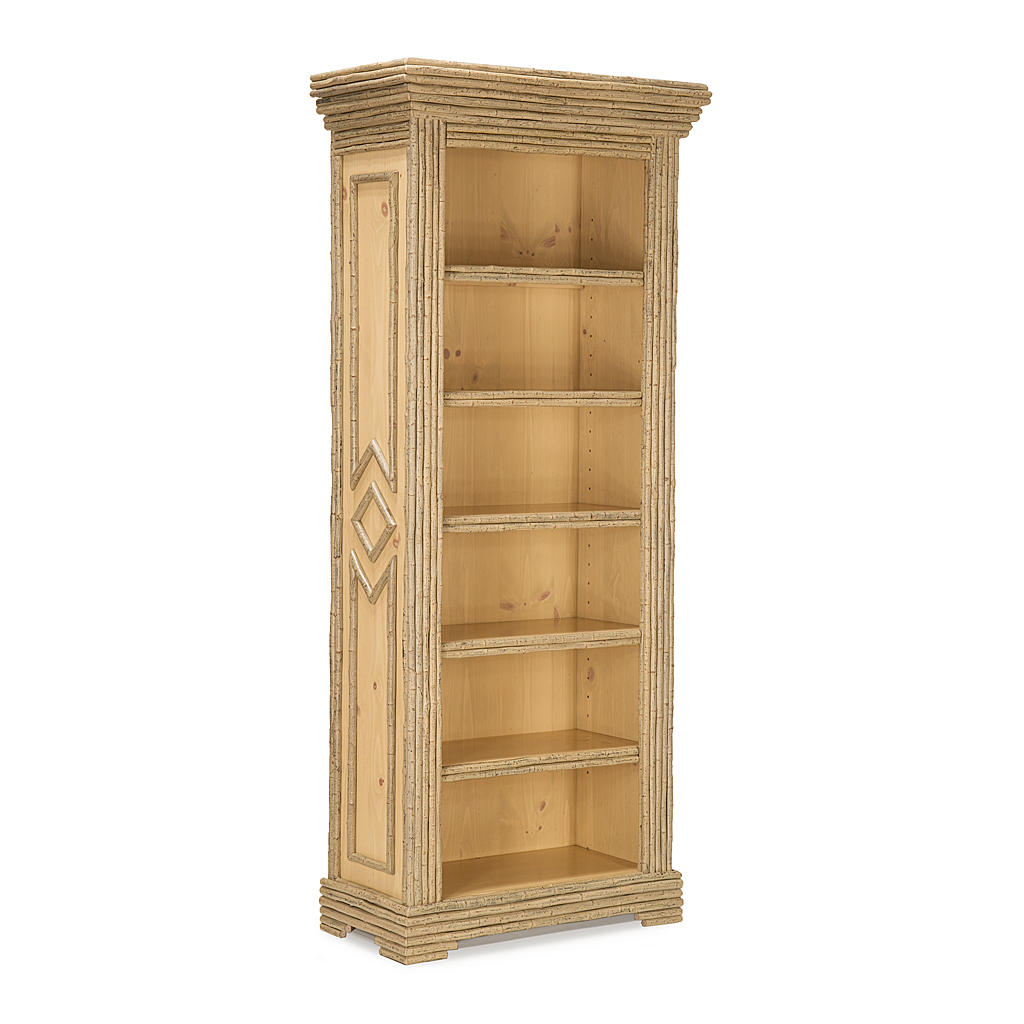 Dario Bookcase 2200 Desert finish La Lune Collection rustic furniture