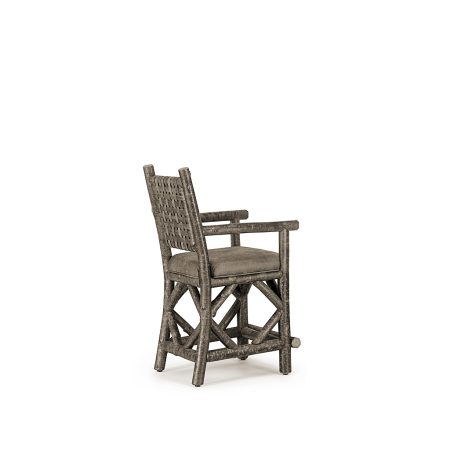 Levi Counter Stool with Arms 1645 La Lune Collection rustic furniture