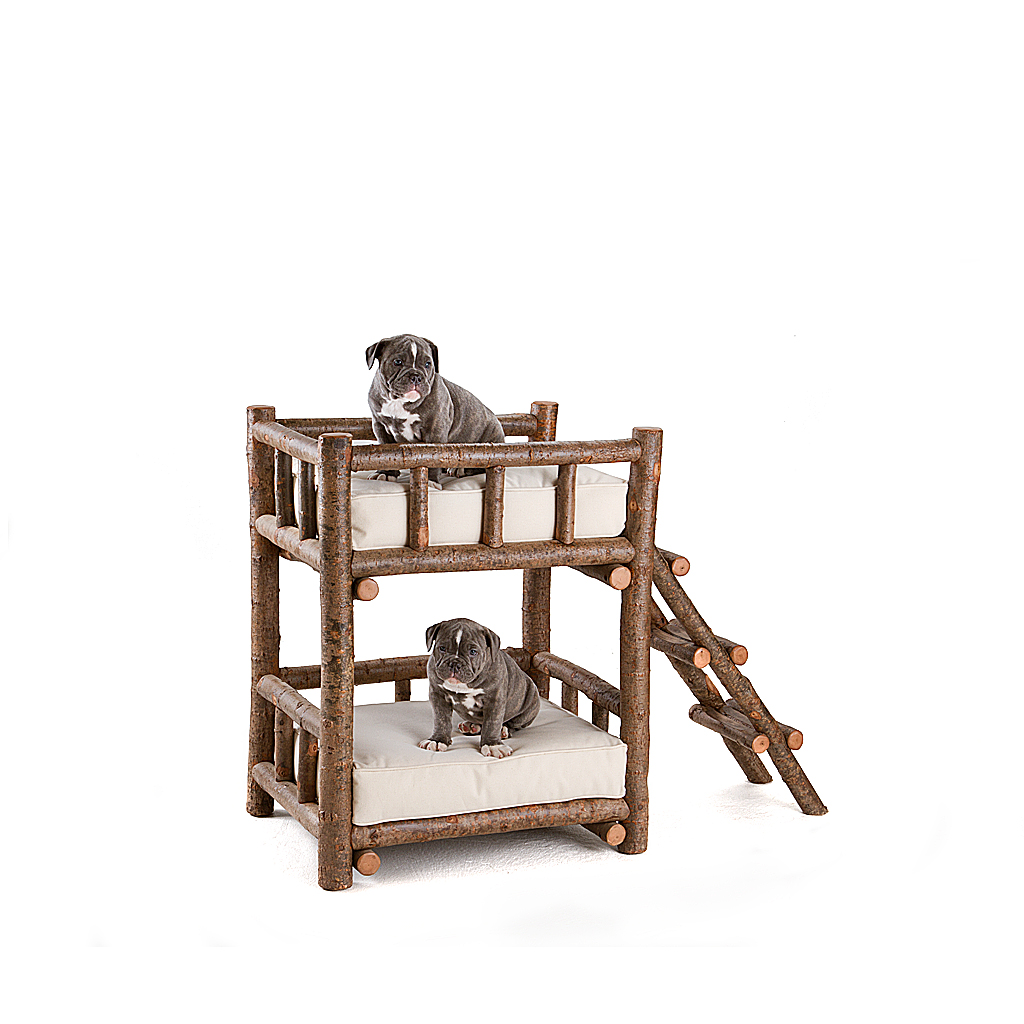 Dog Bunk Bed 5134-I Natural finish La Lune Collection rustic furniture
