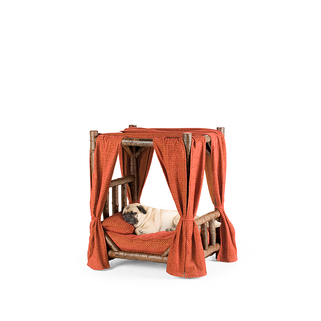 Dog Canopy Bed 5110-I Natural finish La Lune Collection rustic furniture