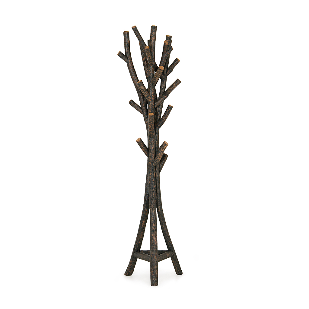 Elowen Coat Tree 5060-I Ebony finish La Lune Collection rustic furniture