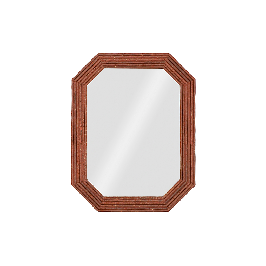 Lucia Mirror 5042-I Redwood finish La Lune Collection rustic furniture