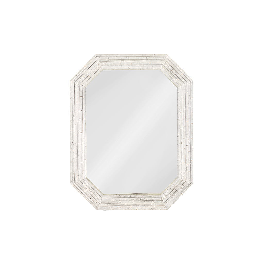 Lucia Mirror 5042-I Whitewash finish La Lune Collection rustic furniture