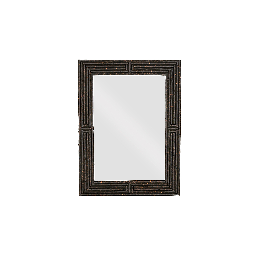 Silvan Mirror 5020-I Ebony finish La Lune Collection rustic furniture