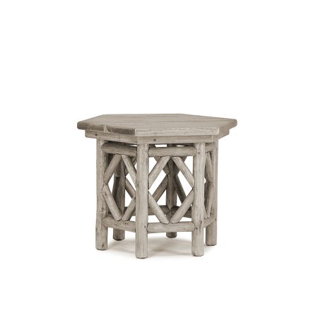 Alira Side Table 3431-O La Lune Collection rustic furniture