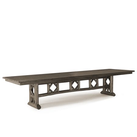 Bella Trestle Dining Table 3125-O La Lune Collection rustic furniture
