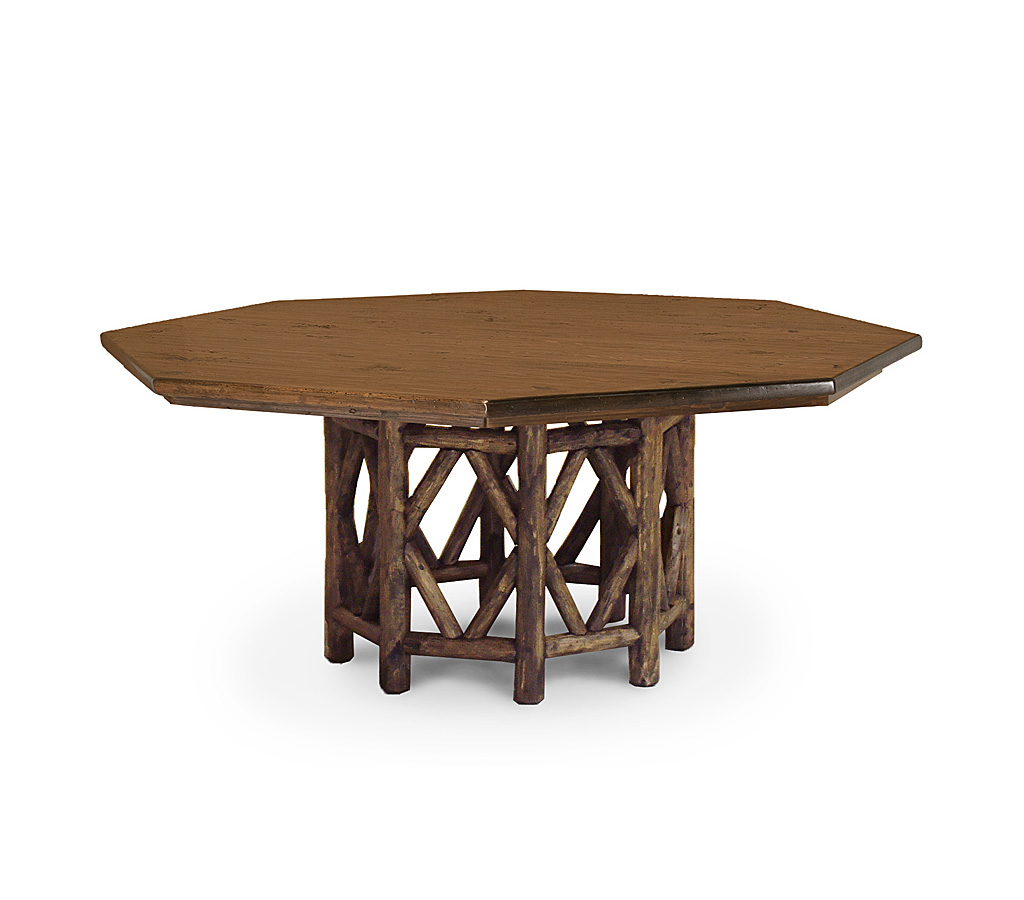 Alira Dining Table 3116-I Natural finish with Medium Pine Top La Lune Collection rustic furniture