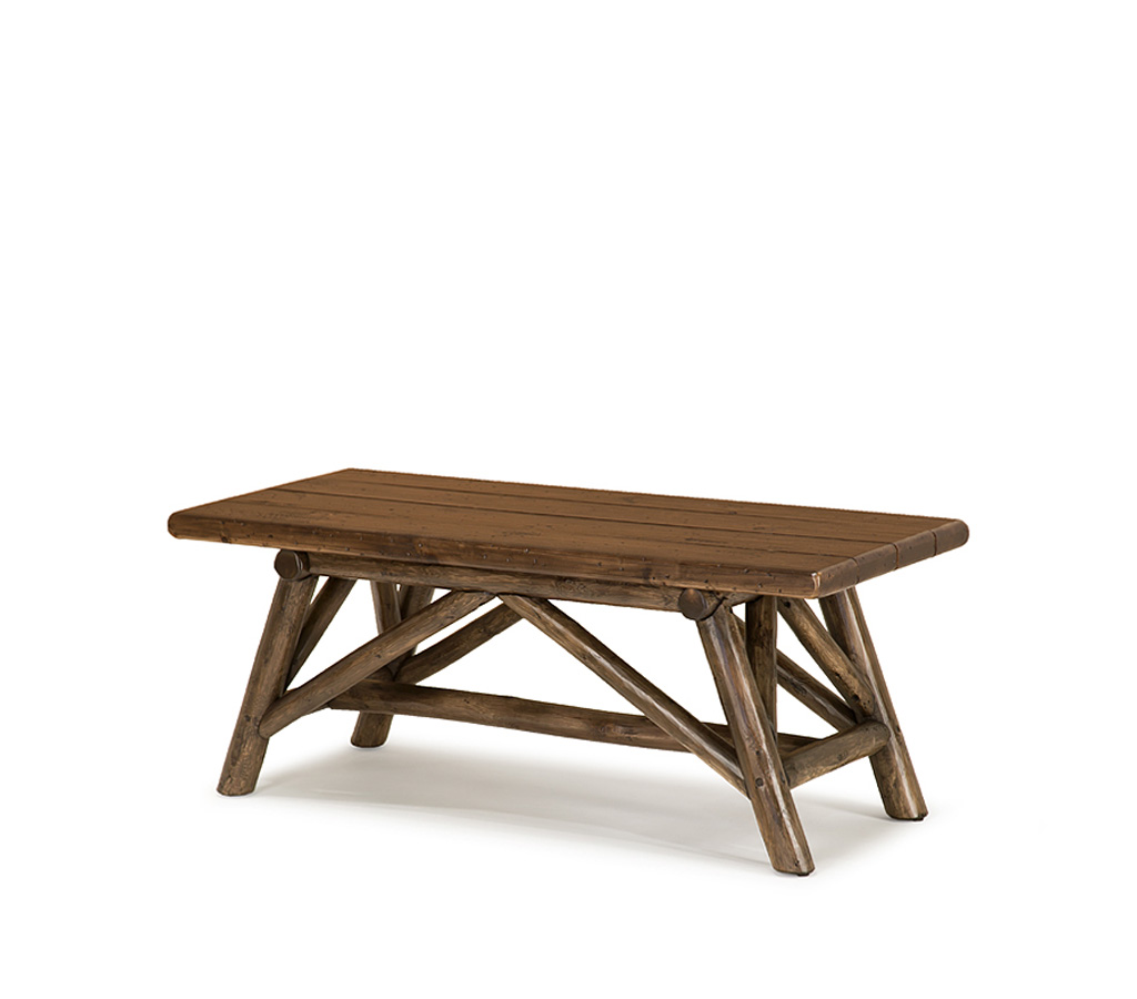 Ansel Bench 1112-U Kahlua Finish with Medium Cedar Seat La Lune Collection rustic furniture