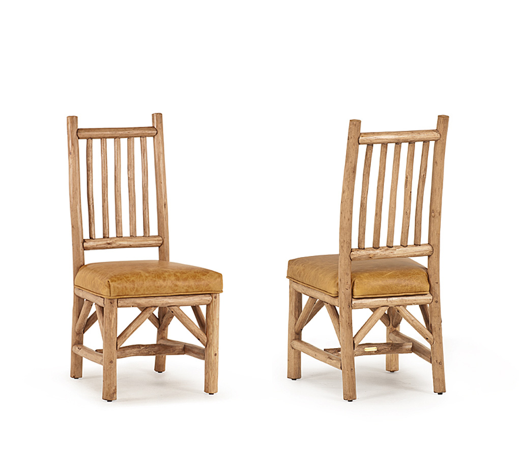 Aria Side Chair 1205-I Pecan finish La Lune Collection rustic furniture