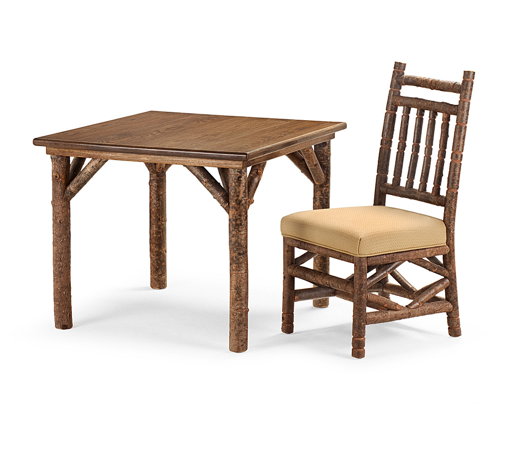 Braden Dining Table 3029-I, Ella Side Chair 1198-I Natural finish with Medium Pine Top La Lune Collection rustic furniture