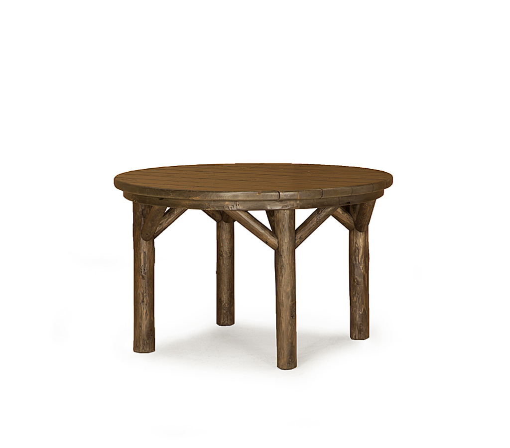 Braden Dining Table 3033-U Kahlua finish with Custom Kahlua Cedar Top La Lune Collection rustic furniture