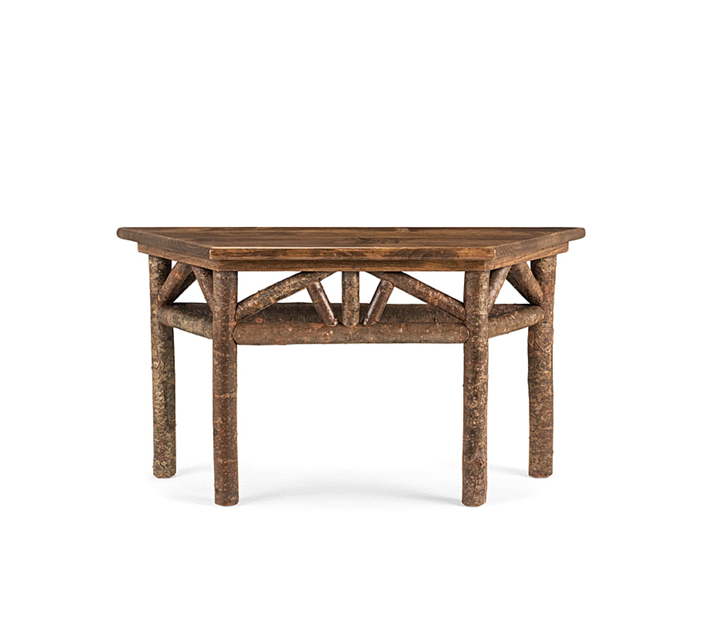 Calix Console Table 3264-I Natural finish with Medium Pine Top La Lune Collection rustic furniture
