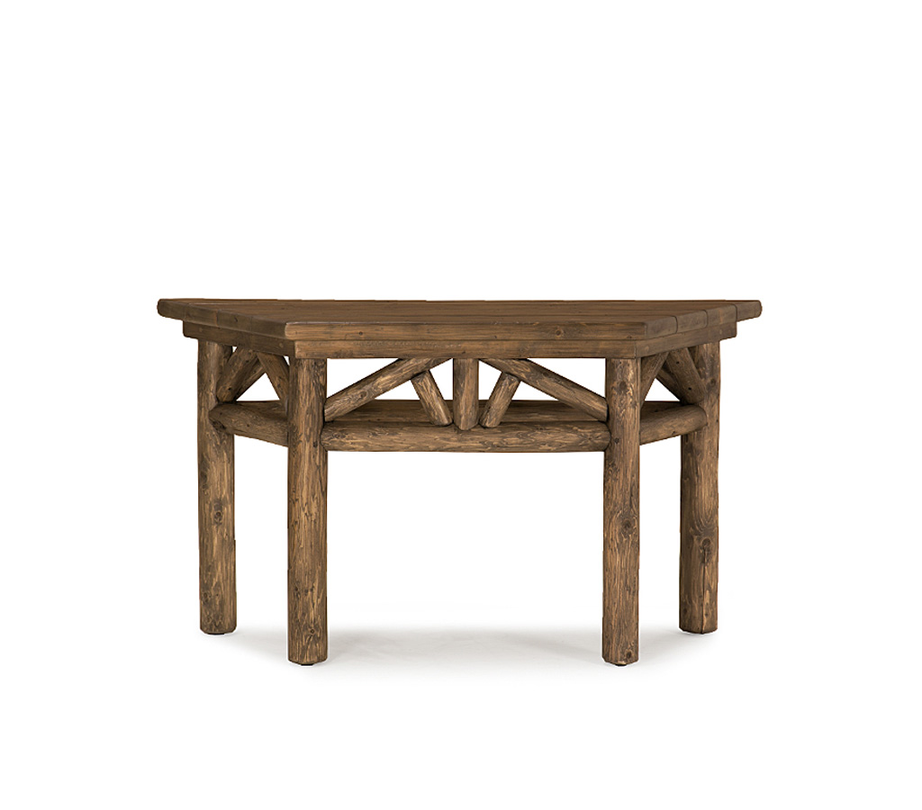 Calix Console Table 3264-U Kahlua finish with Medium Cedar Top La Lune Collection rustic furniture