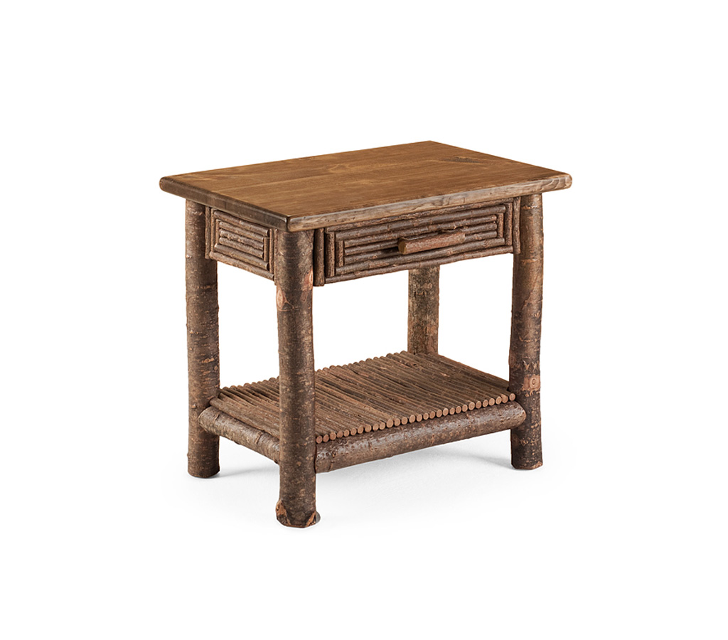 Carlin Side Table 3287 Natural finish La Lune Collection rustic furniture