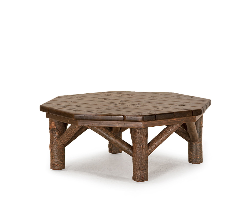 Elliot Coffee Table 3260-U Natural finish with Medium Cedar Top La Lune Collection rustic furniture