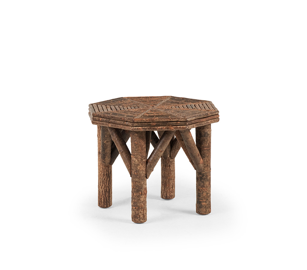 Elliot Side Table 3270-I Natural finish La Lune Collection rustic furniture