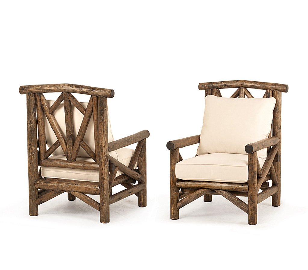 Evan Club Chair 1242-U Kahlua finish La Lune Collection rustic furniture
