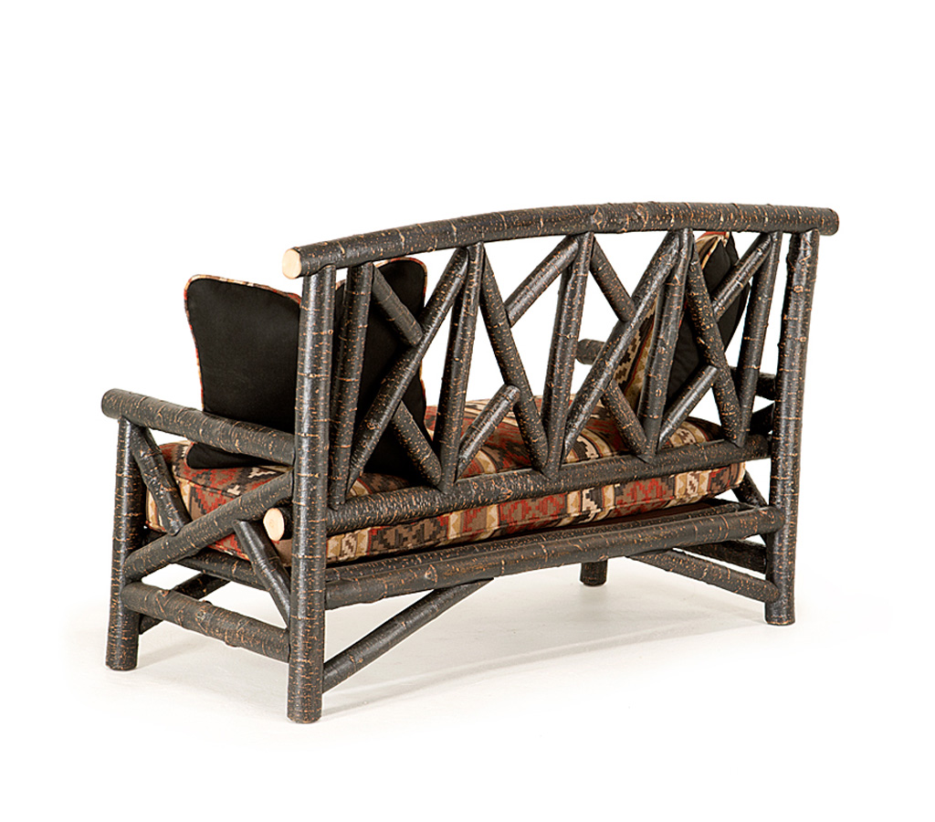 Evan Settee 1238-I Ebony finish La Lune Collection rustic furniture