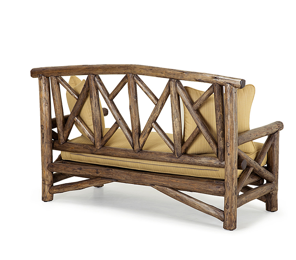Evan Settee 1238-U Kahlua finish La Lune Collection rustic furniture