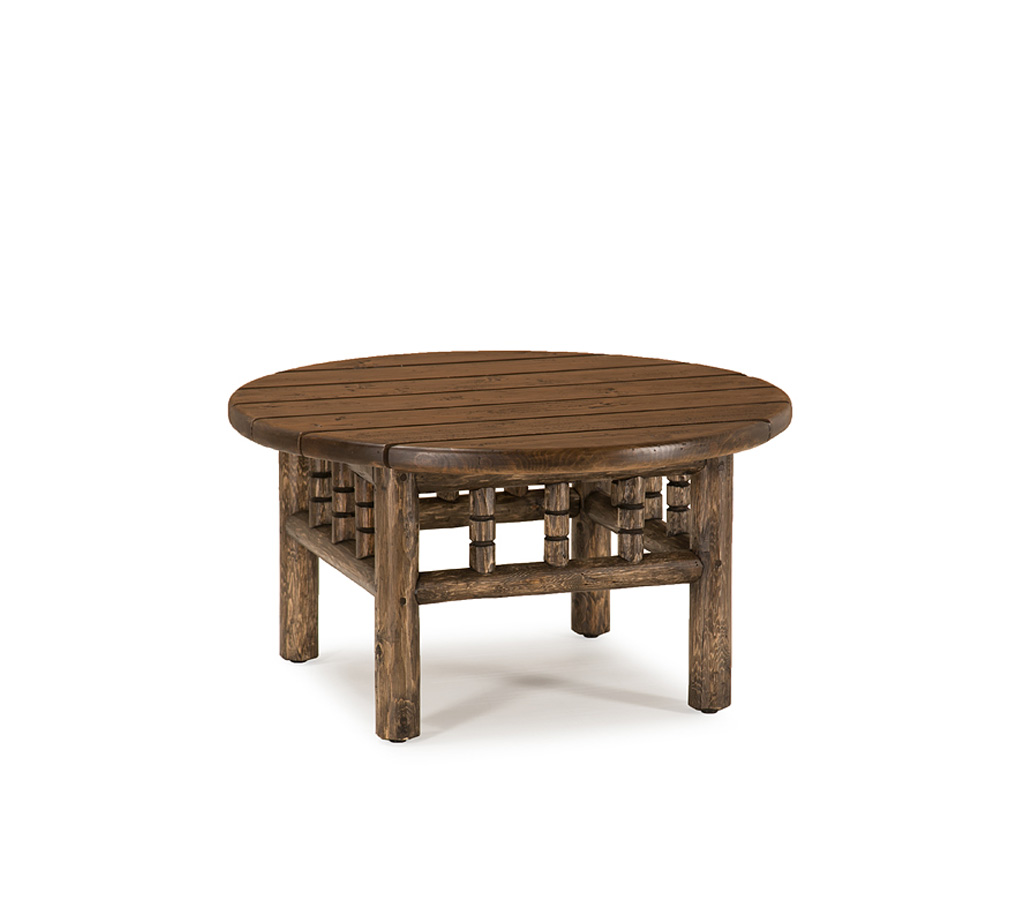 Hewitt Coffee Table 3534-U Kahlua finish with Custom Kahlua Cedar Top La Lune Collection rustic furniture