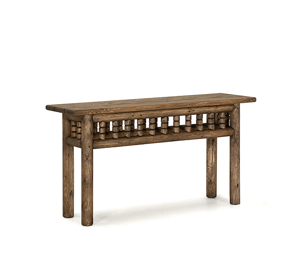 Hewitt Console Table 3472-U Kahlua finish with Custom Kahlua Cedar Top La Lune Collection rustic furniture